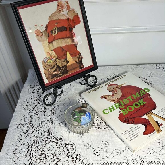 MCM hand painted mercury glass Christmas ornament - Picture 3 of 10